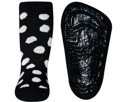 Ewers antislip sokken zwart met witte stippen