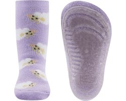 Ewers Antislipsok - Witte Schaapjes - Lila - maat 19/20