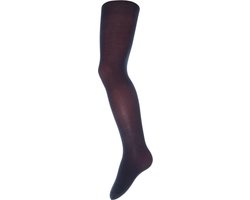 Ewers - Dikke kinderpanty - 80 DEN - effen Donkerblauw - 50% katoen - 152/164