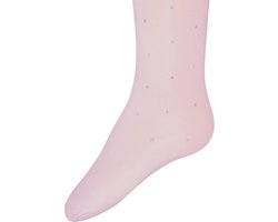 Ewers - Kinderpanty met stipjes van glitters - 50 DEN - Roze - 110/116