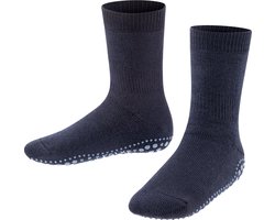 FALKE Catspads antislip noppen katoen merinowol huissokken kinderen blauw - Maat 23-26