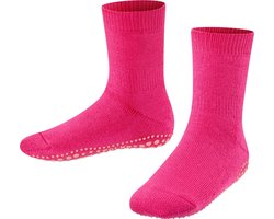 FALKE Catspads antislip noppen katoen merinowol huissokken kinderen purper - Maat 19-22