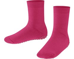 FALKE Catspads antislip noppen katoen merinowol huissokken kinderen purper - Maat 39-42