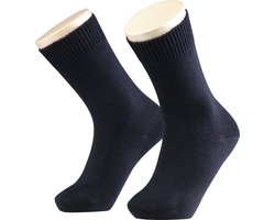 FALKE Comfort Wool eenkleurig wol sokken kinderen blauw - maat 35-38