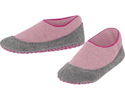 FALKE Cosyshoe antislip noppen merinowol huissokken pantoffels kinderen roze - Maat 31-32