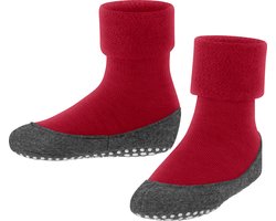 FALKE Cosyshoe Teens Noppen op de zool wol huissokken kinderen roze - maat 35-36