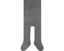 FALKE Family dun eenkleurig katoen panty baby grijs - maat 80-92