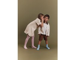 FALKE Family duurzaam katoen kindersokken meisjes jongens blauw - Maat 19-22