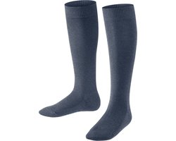 FALKE Family duurzaam katoen kniekousen kinderen blauw - Maat 27-30