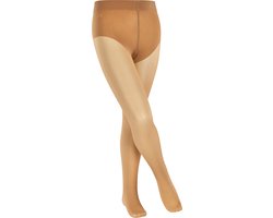 FALKE Pure Matt eenkleurig materiaal transparant 30 DEN panty kinderen beige - maat 122-128