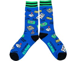 Gamer Sokken - Grappige sokken Mannen maat 39-43 - Sokken met tekst: I'd Rather be Gaming & Consoles en Controllers