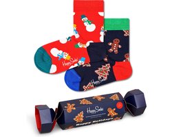 Happy Socks - Kids 2-Pack Holiday Socks Gift Set - Unisex - Sokken