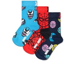Happy Socks - MARVEL™ Kindersokken Spider-Man 3-Pack Cadeauset / Maat 7-9 Jaar
