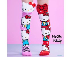 Hello Kitty 3D sokken – Sanrino - asymmetrisch - one size - MadMia