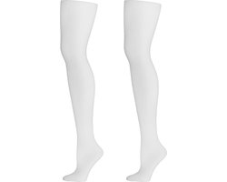 iN ControL 2pack kinderpanty 60 denier - offwhite - 146/152