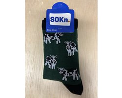 Kinder SOKn. *KOEIEN* maat 27-30 (ook leuk om kado te geven !)