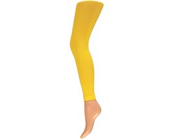 Kinderlegging dans 60 denier Geel Curry lang 134-140