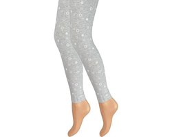 Kinderlegging - Gebloemd - Grijs-Wit - Maat 158-164