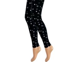 Kinderlegging - Gebloemd - Zwart-Wit - Maat 158-164