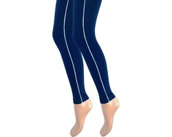 Kinderlegging - Glitterstreep - Marine-Zilver - Maat 122-128