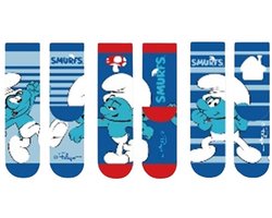 Kindersokken - De smurfen - 3 paar - Maat 27-30