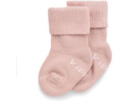 KipKep Blijf-Sokjes prematuur / newborn - Mauve - 1 paar - baby sokjes die niet afzakken - Stay-on-Socks