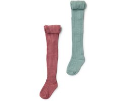 Little Dutch – 2-pack maillots – katoen – meisjes – maat 86/92 – meerkleurig – Fairy Garden