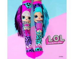 LOL Sokken - LOL Surprise - Kinder Sokken - Vrolijke Sokken - Hoge Sokken one Size