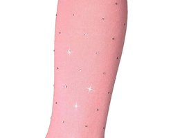 Maillot oudroze met strass-134/146