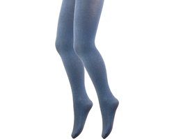 Meisjes Panty - 60 den - Marine Melange - Maat 164/176