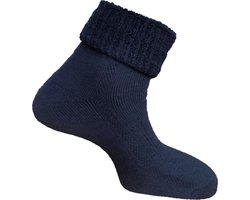 Merino Wollen Kinder Sokken 27/30 - Blauw - 2 paar