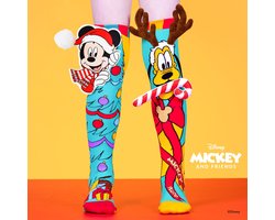 Mickey Mouse Disney Sokken - Kerst Sokken - Kinder Sokken - Vrolijke Sokken - Hoge Sokken One Size