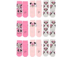 Minnie Mouse Sokken - 9 Paar - Maat 23/26