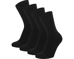 Morethansocks - Bamboe Kindersokken Basic - 4-Pak - Maat 23 t/m 38 - Naadloos - Kindersokken jongens - Kindersokken meisjes