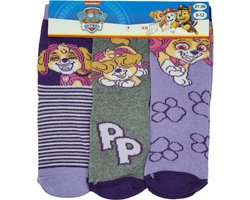 Paw Patrol-  sokken Paw Patrol- meisjes- 3 paar - maat 31/34