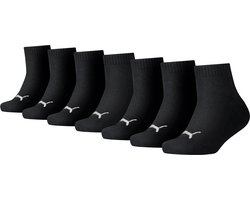 Puma KIDS Quarter Socks sneakermaat 23 - 42 voor meisjes en jongens 7 paar