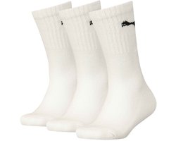 Puma - Kids Regular Crew Lightweight - Witte Sokken - 35 - 38 - Wit