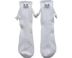 Sokken met Ogen en Handjes met magneten - Grappige verliefde sokken voor kinderen/dames- maat 35-43