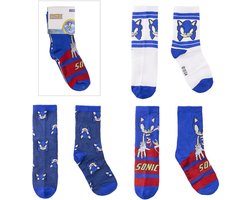 Sonic Socks Pack 3 Pieces Size 35/38