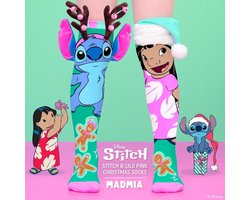 Stitch Sokken - Kerst Sokken - Disney - Lilo en stitch - Hoge Sokken - One Size