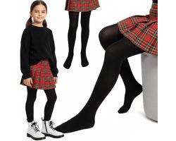 Warme microvezel panty's voor meisjes – dekkend, glad, comfortabel voor de winter