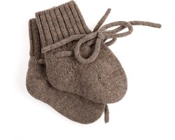 Wollen Baby sokjes / Newborn Sokjes - Merinowol - Cobble- Newborn