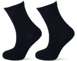 Yellow moon sokken 2-pack zwart maat 35-38