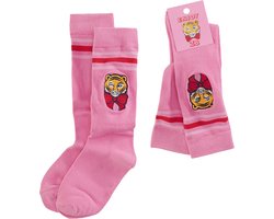 Z8 kniekousen meisjes maat 35-38 roze