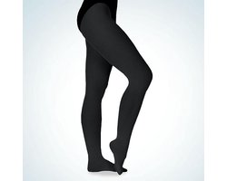 Zwarte Balletpanty Rumpf 108 - Ballet Maillot voor Kinderen - 45 Denier - 12-14 jaar (Maat 164)