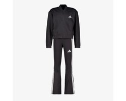 Adidas JG Glam TS kinder trainingspak zwart wit - Maat 128/134