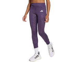 adidas Sportswear All Sports Optime Legging met Dierenprint - Kinderen - Paars