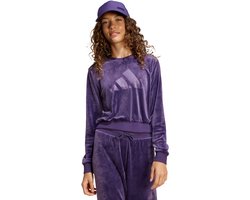 adidas Sportswear Girl Holiday Glam Cropped Sweatshirt - Kinderen - Paars