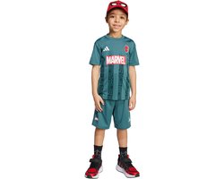 adidas Sportswear Marvel Spider-Man T-shirt Set Kids - Kinderen - Groen