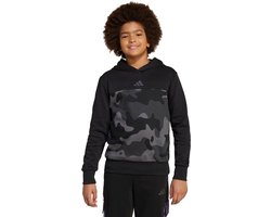 adidas Sportswear Seasonal Essentials Camo Fleece Hoodie Kids - Kinderen - Zwart
